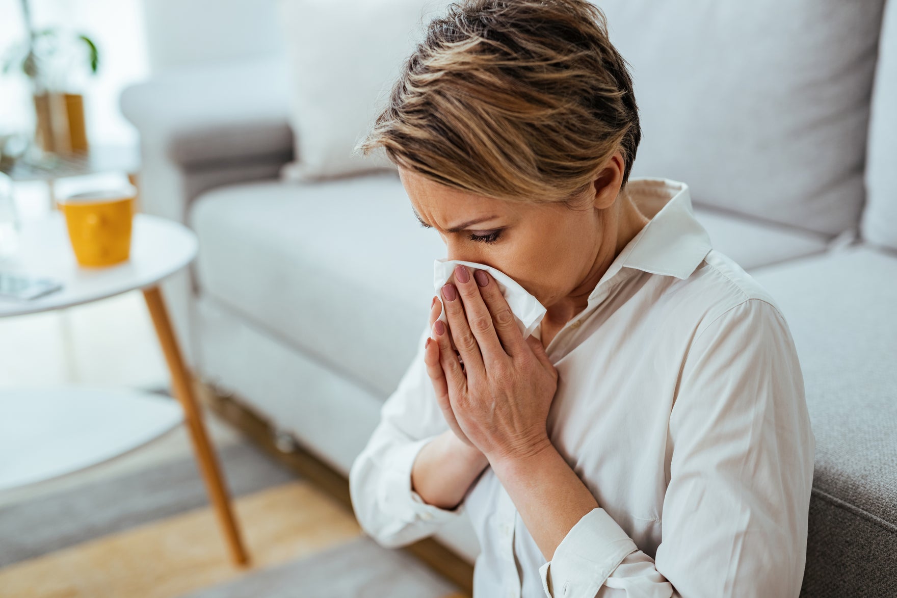 Less hay fever with an air purifier