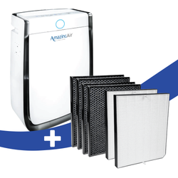 AmazingAir 3500 4-in-1 Air Purifier + 2 year Combo Filter Pack